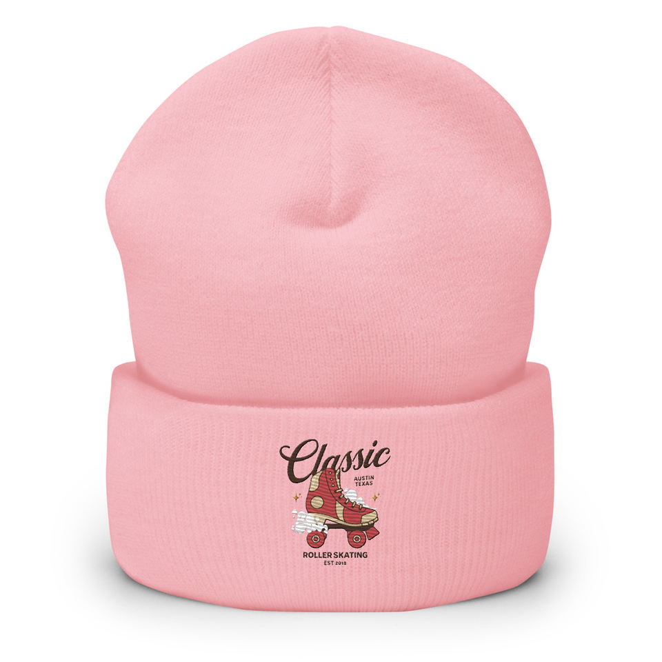 Classic Roller Skating - Sports Apparel Cuffed Beanie