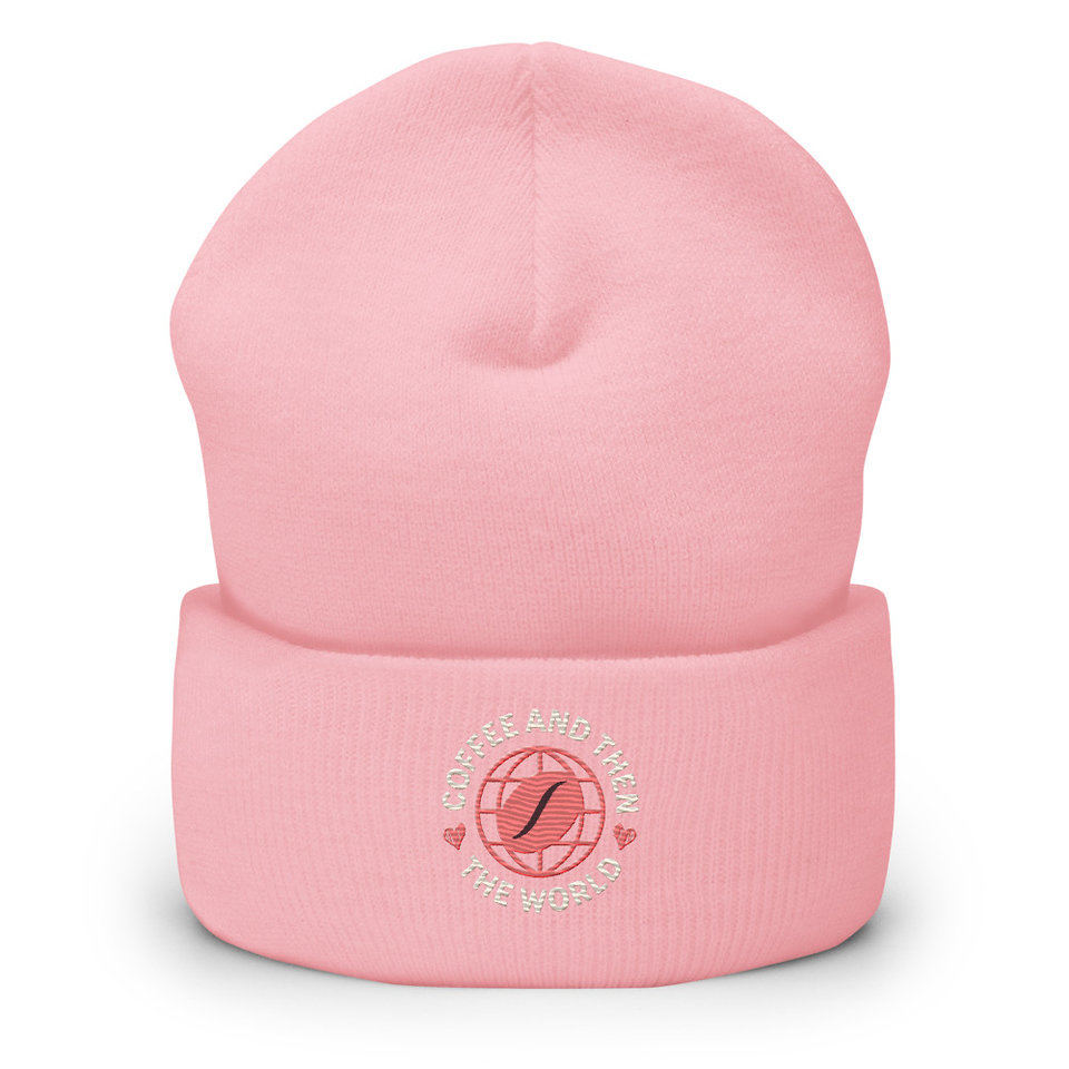 Coffee and Then The World - Earth Cuffed Beanie