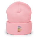Colorful Retro Keyboard Cuffed Beanie
