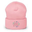 Colorful Self Love Affirmation - Heart Cuffed Beanie