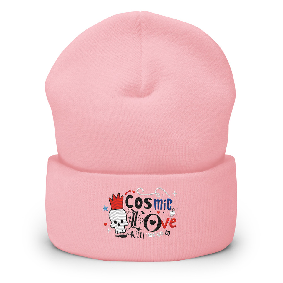 Cosmic Love Cuffed Beanie