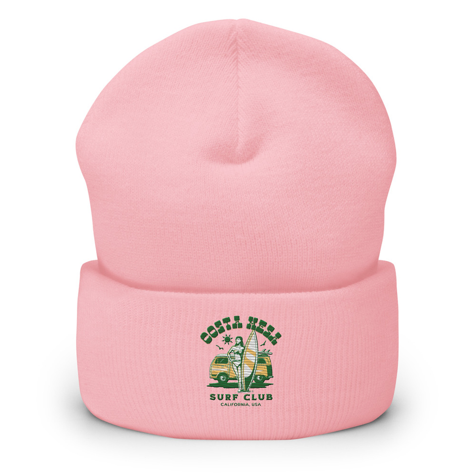 Costa Mesa Surf Club - Campervan Cuffed Beanie