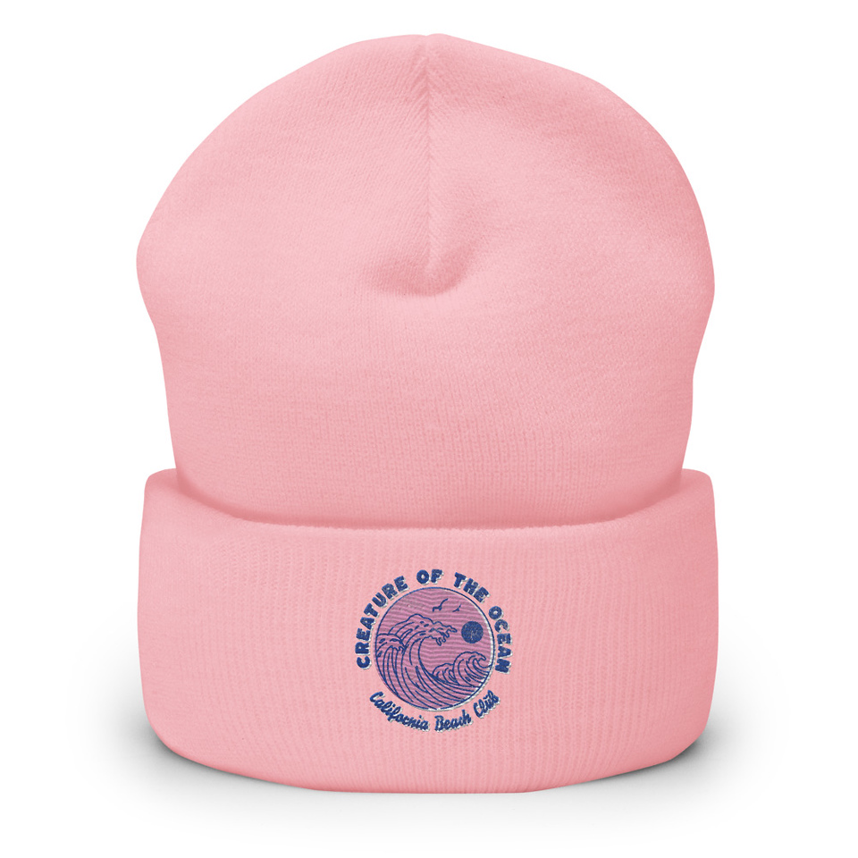 Creature of the Ocean Cuffed Beanie