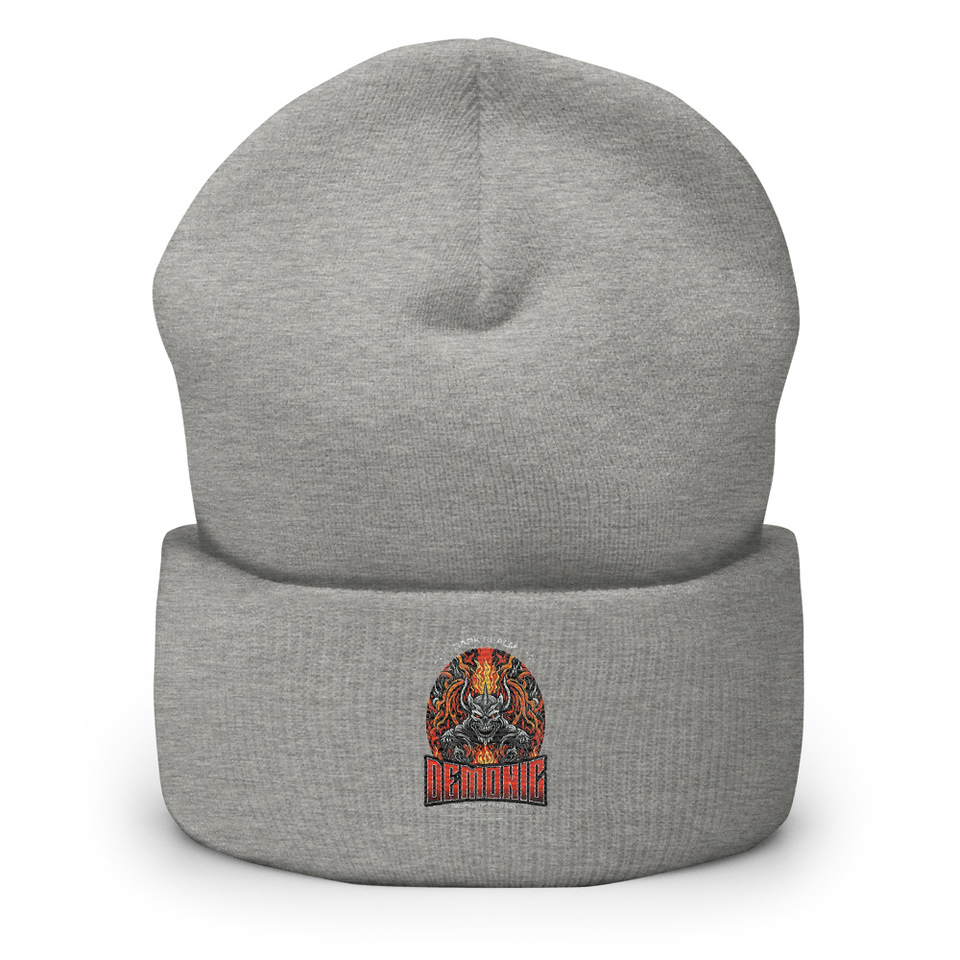 Demonic Cuffed Beanie