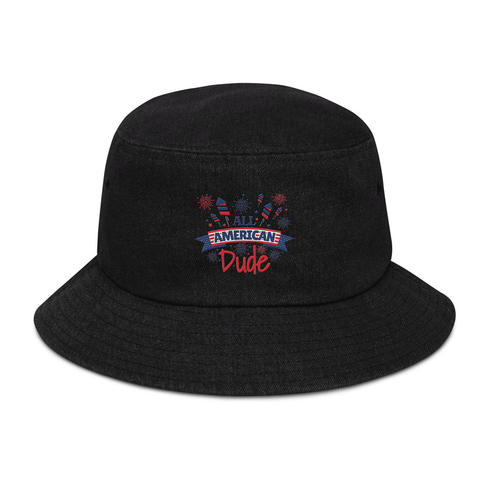 All American Denim Bucket Hat
