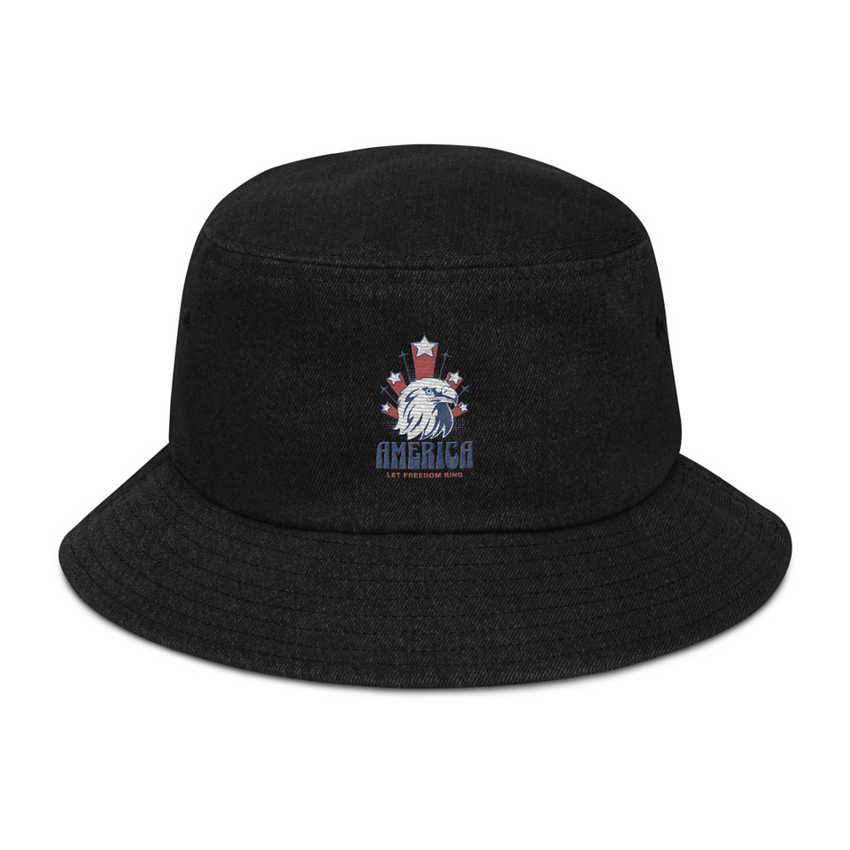 America Denim Bucket Hat