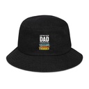 Awesome Dad Checklist Denim Bucket Hat