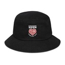 Baby Announcement - Feeding Bottle Denim Bucket Hat