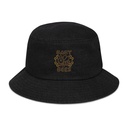 Baby Bees - Cute Insect Denim Bucket Hat