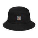 Bastet can Open Doors Denim Bucket Hat