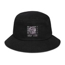 Be Happy ! Denim Bucket Hat