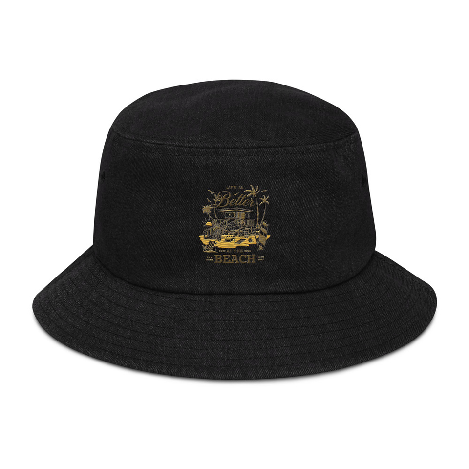 Beach Life - Outdoor Denim Bucket Hat