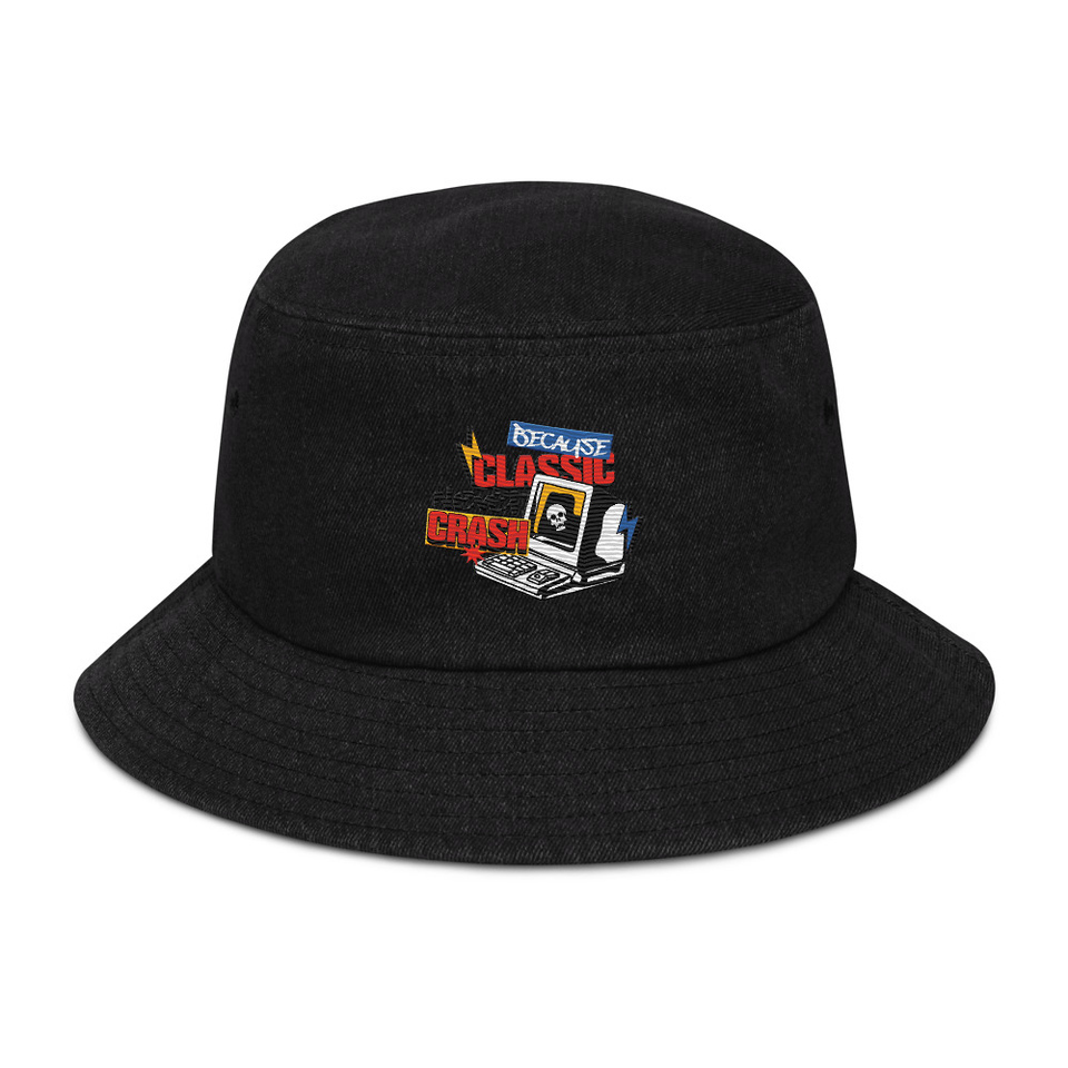 Because Classic Never Crash Denim Bucket Hat