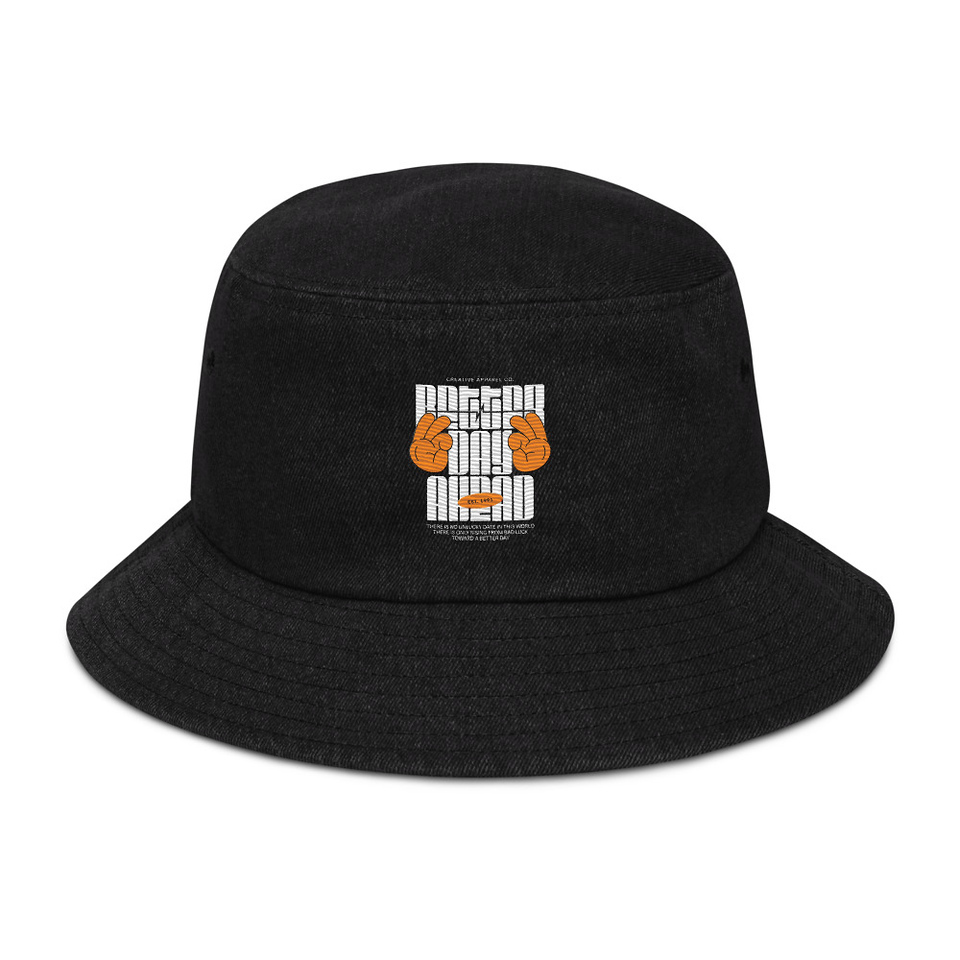 Better Day Ahead Denim Bucket Hat