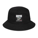 Black 3D Skull Denim Bucket Hat