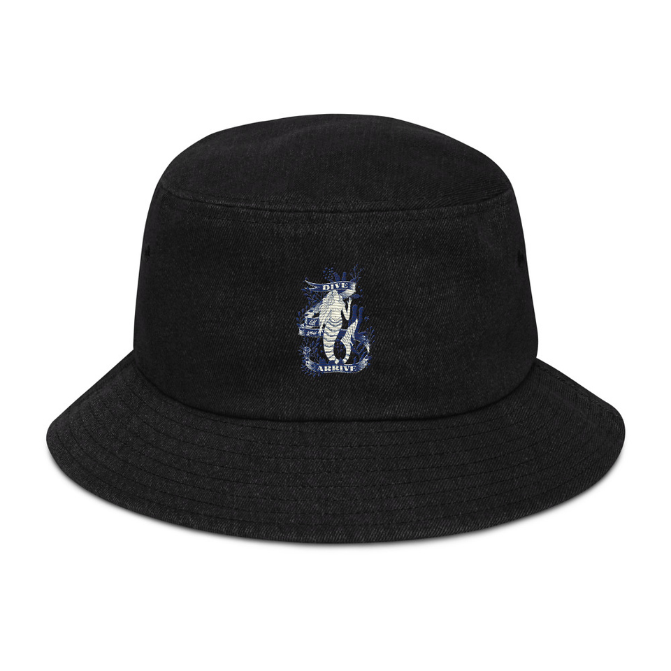 Blue Mermaid - Nautical Denim Bucket Hat