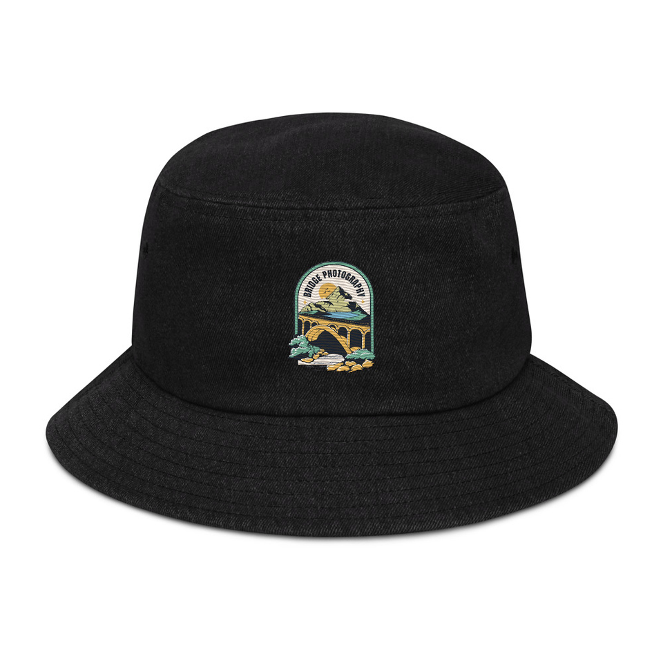 Bridge Photography - Scenic Denim Bucket Hat