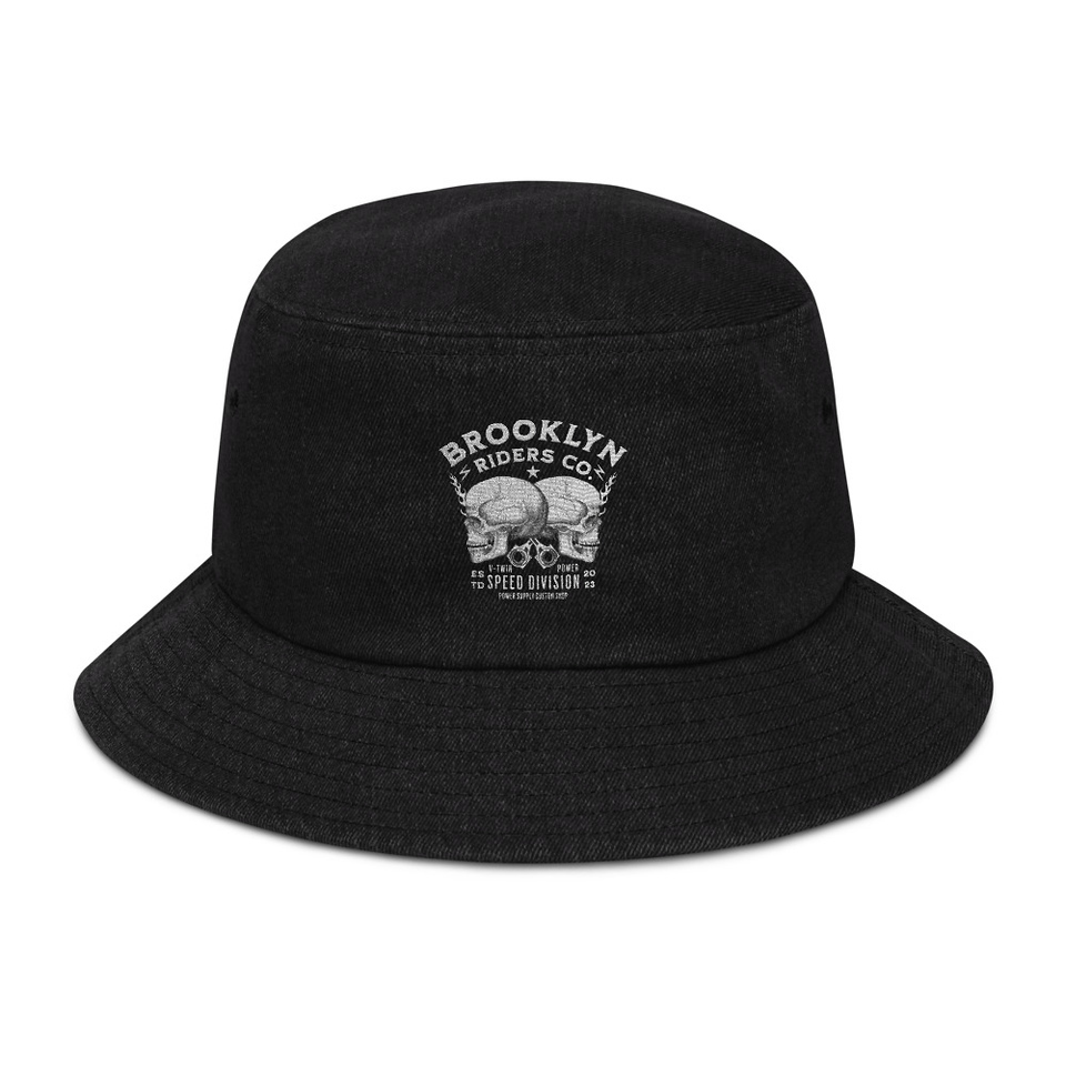 BROOKLYN NEWYOR RIDERS CO Denim Bucket Hat