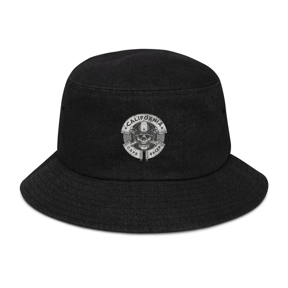CAFE RACERS FUNNY Denim Bucket Hat