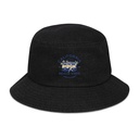 California Beach Vibes - Retro Camper Van Denim Bucket Hat