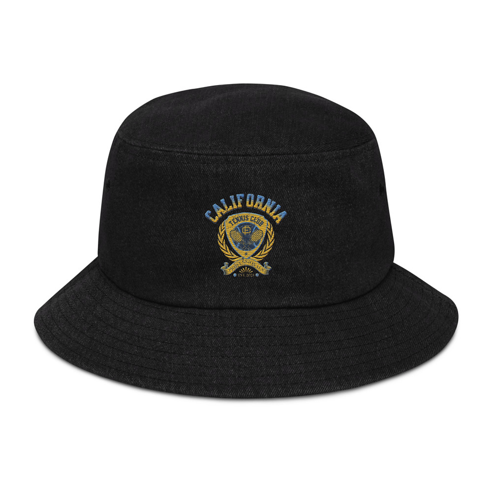 CALIFORNIA TENNIS PROFESSIONALS Denim Bucket Hat