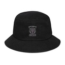 Cerberus Hell Hound Streetwear - Dark Aesthetic Denim Bucket Hat