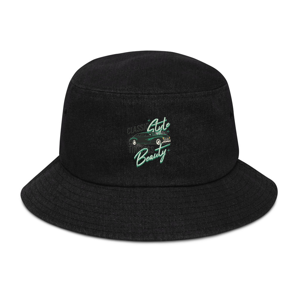 Classic Style Timeless Beauty Denim Bucket Hat