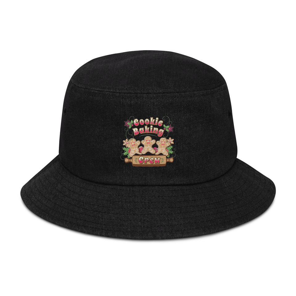 Cookie Baking Crew Denim Bucket Hat
