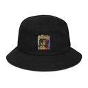 Cosmic Journey Rainbow Retro Denim Bucket Hat