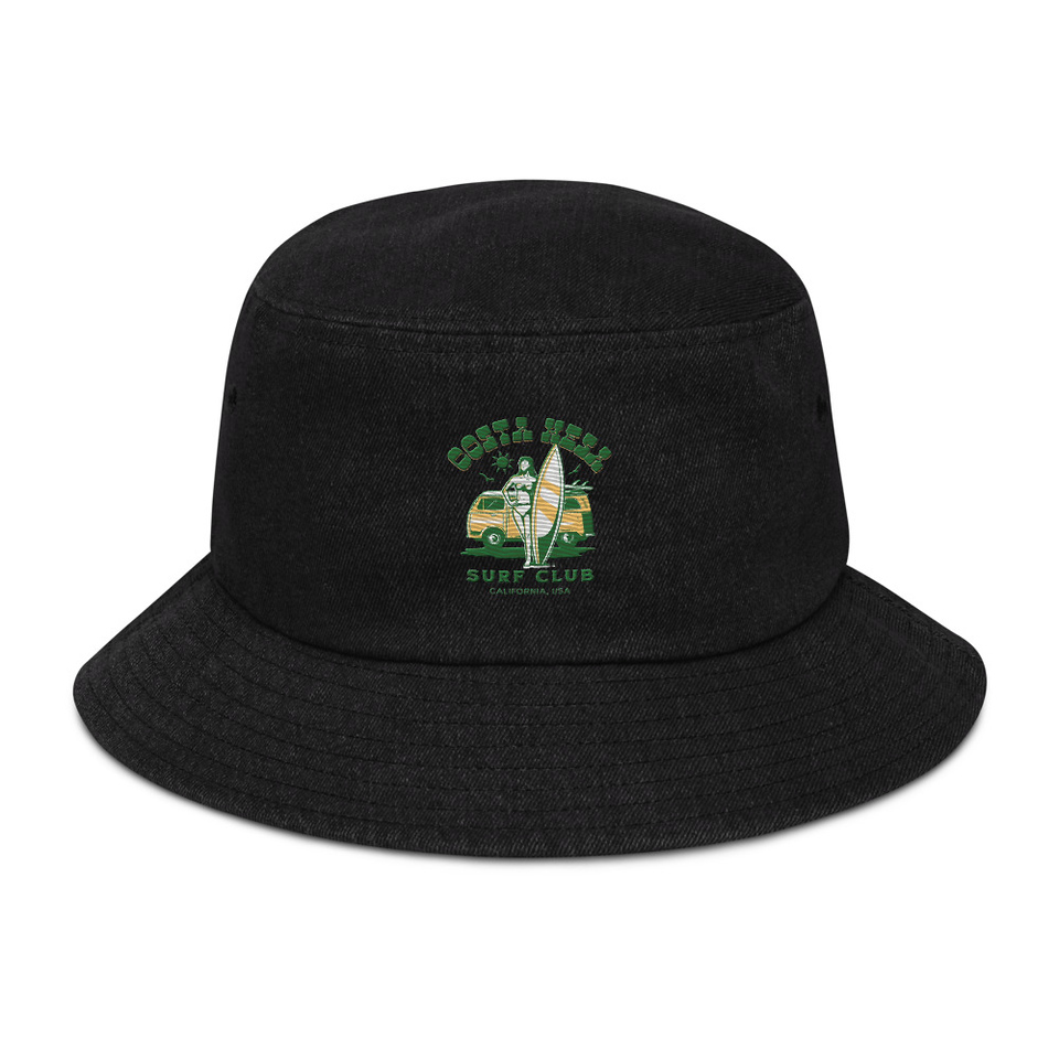 Costa Mesa Surf Club - Campervan Denim Bucket Hat