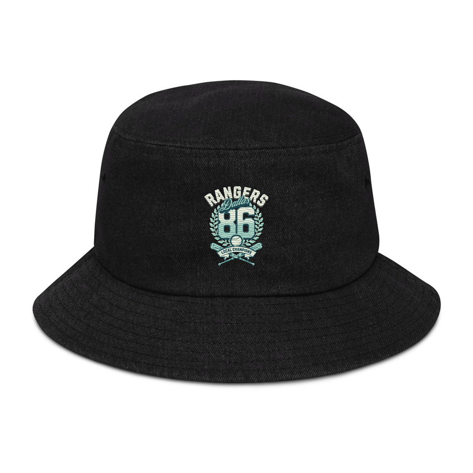 Dallas Rangers - Old School Sports Denim Bucket Hat