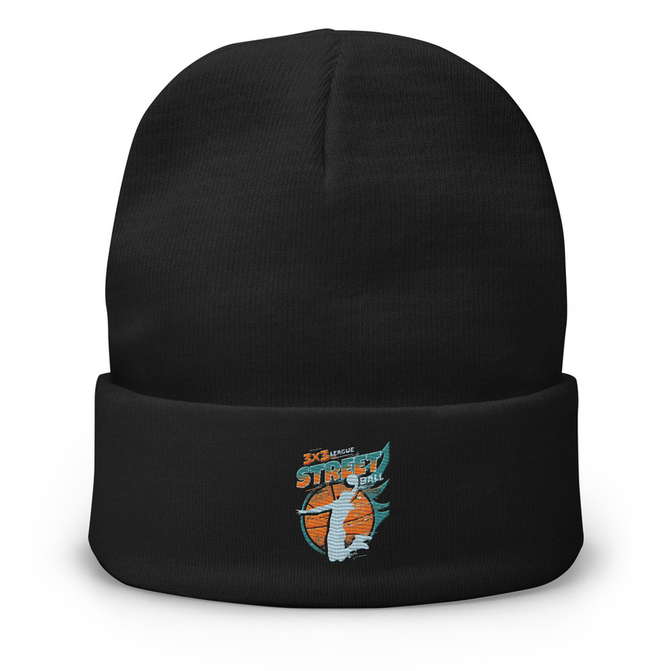 3x3 Basketball League Knit Beanie