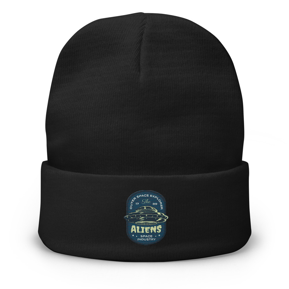 Aliens Outer Space Explorer - UFO Knit Beanie