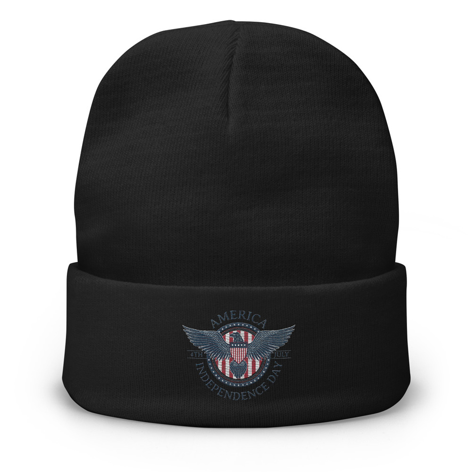 American Eagle Badge Knit Beanie