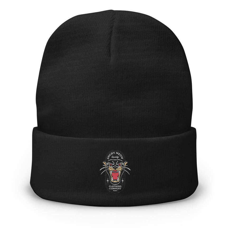 Angry Meow Clothing Company - Panther Knit Beanie