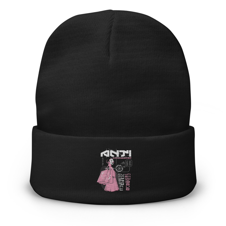 Anti Consumerism - Futuristic Knit Beanie