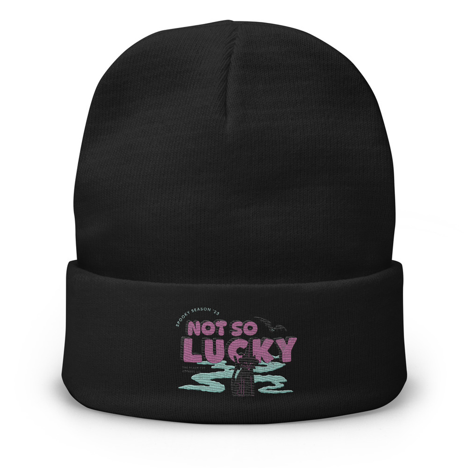 Bad Luck Kitty - Halloween Knit Beanie