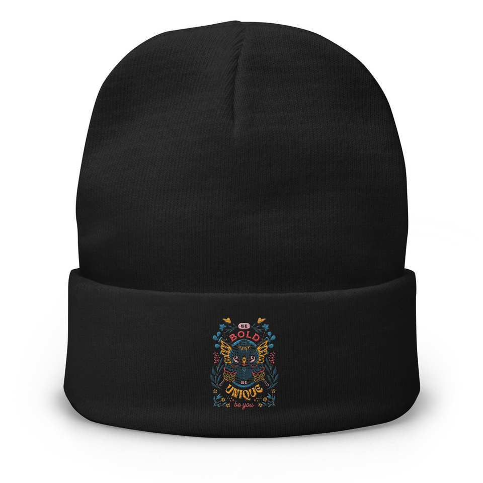 Be Bold Be Unique Knit Beanie