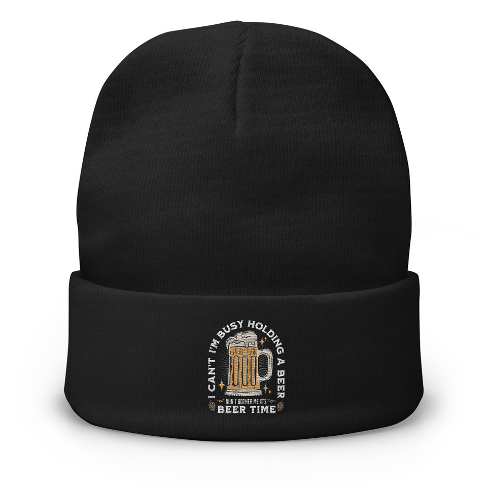 Beer Time - Father's Day Knit Beanie