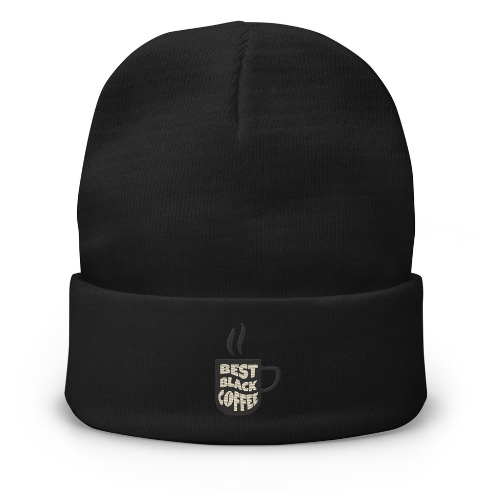 Best Black Coffee - Hot Cup Knit Beanie
