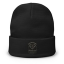 Black Diamonds - Elegant Knit Beanie