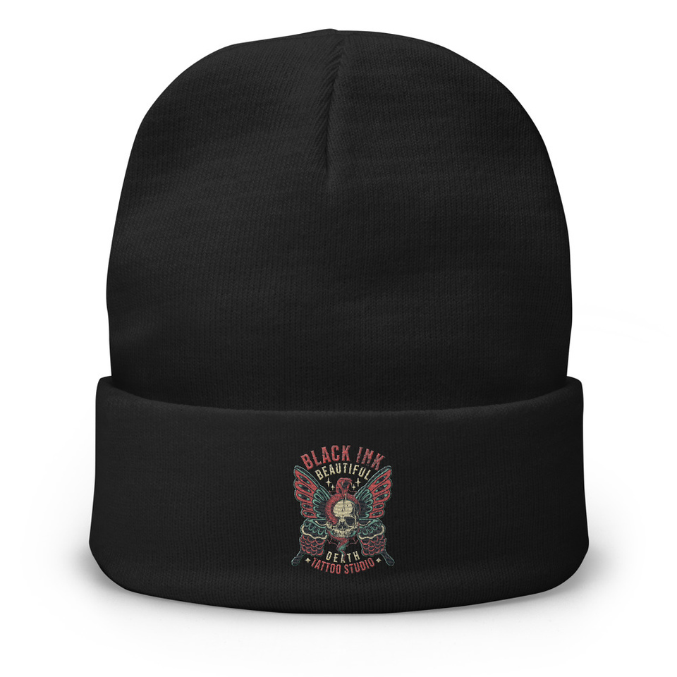 BLACK INK TATTOO Knit Beanie