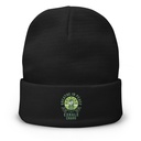 Breathe in peace, exhale chaos Knit Beanie