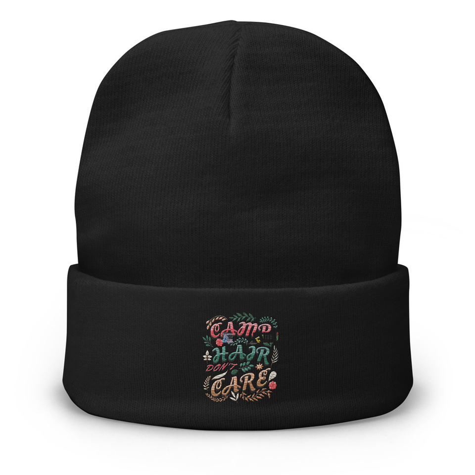 Camp Hair Don't Care Knit Beanie