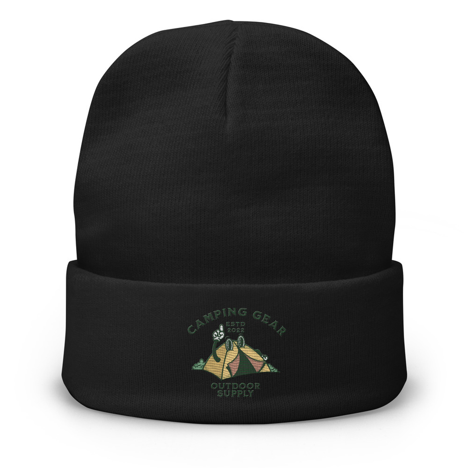 Camping Gear Knit Beanie