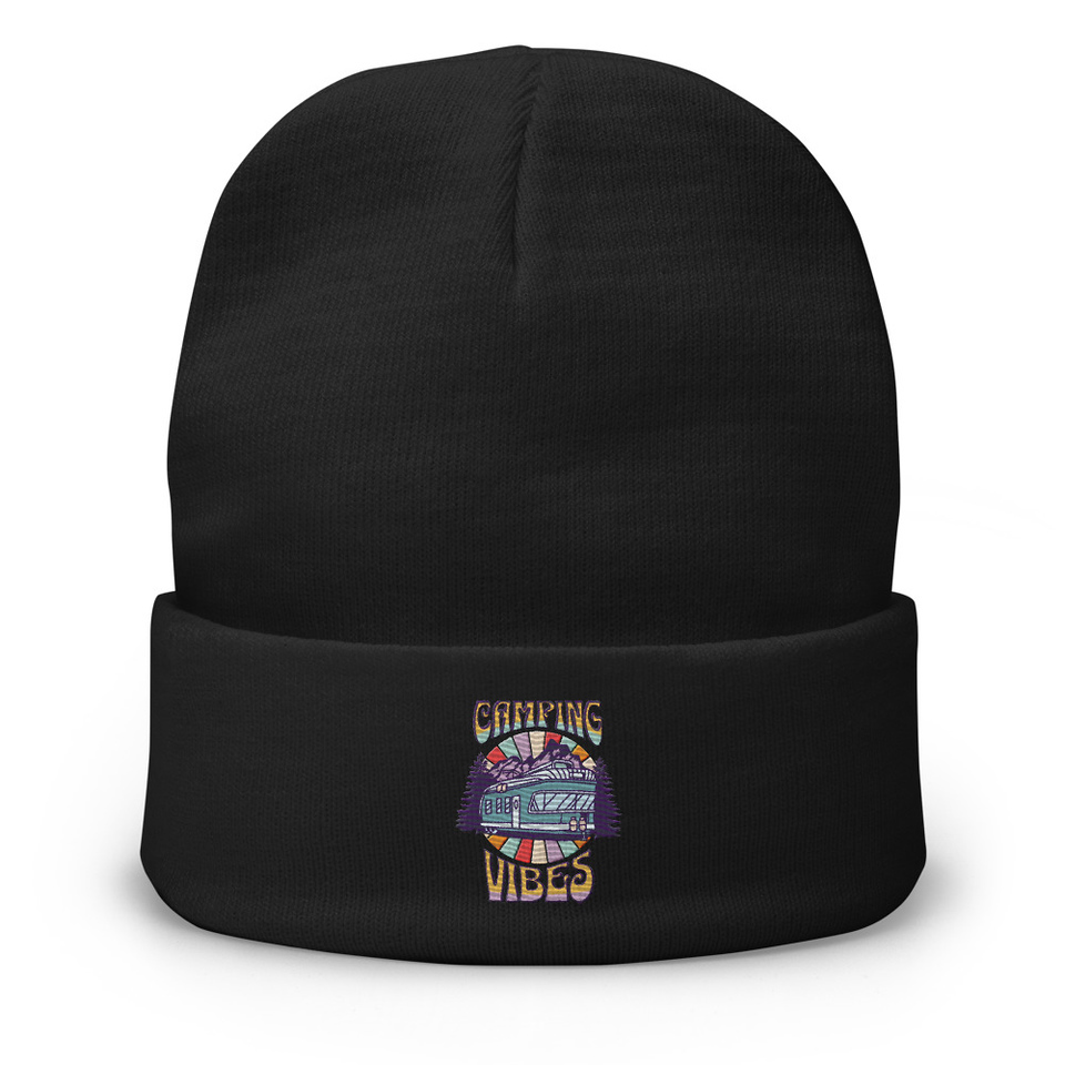 Camping Vibes Knit Beanie
