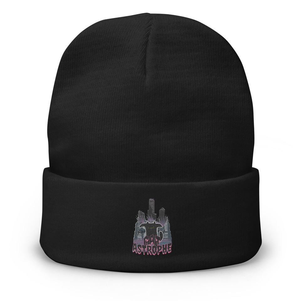 cat-astrophe Knit Beanie
