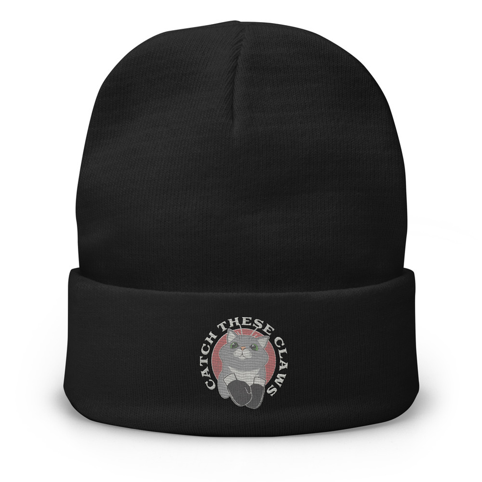 Catch These Claws - Cute Cat Knit Beanie