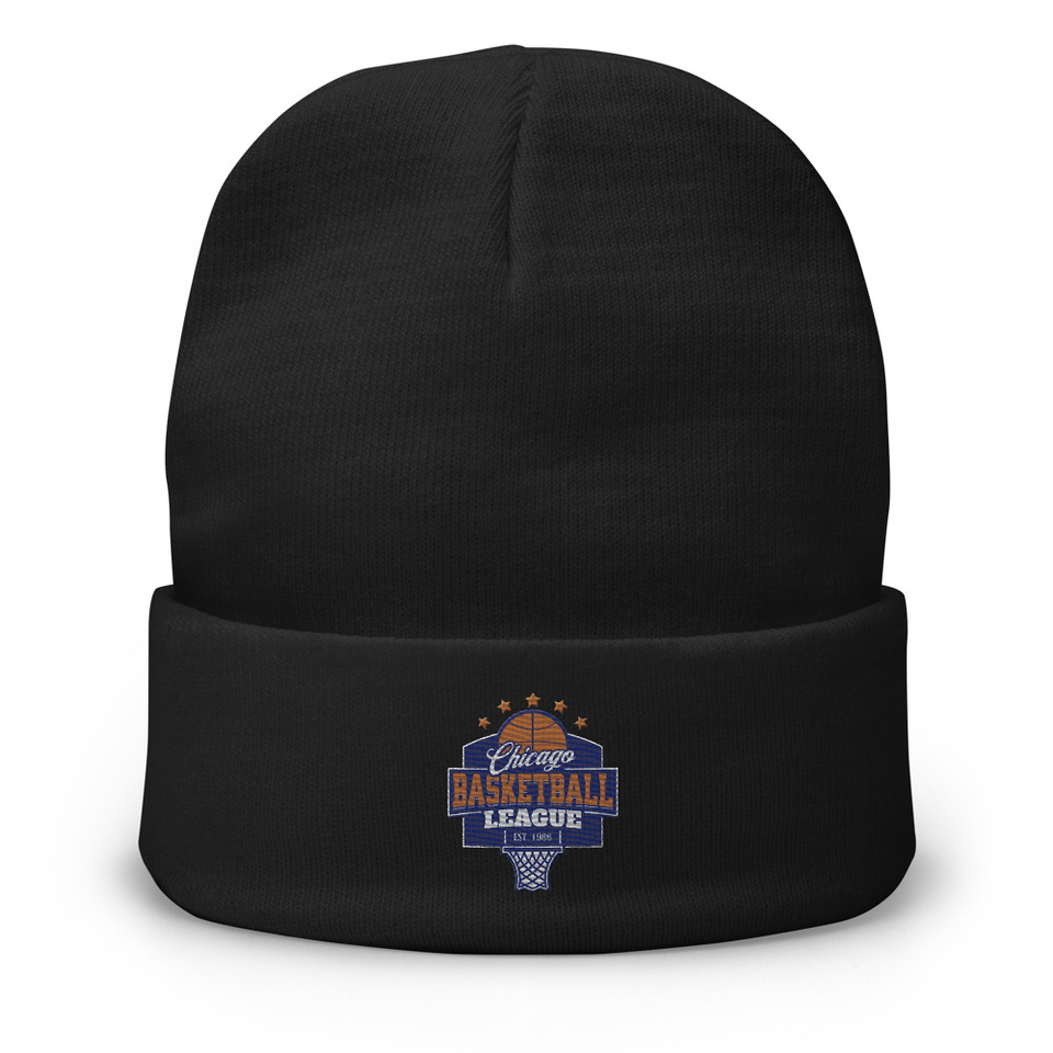 Chicago Basketball League - Athlectic Sports Knit Beanie