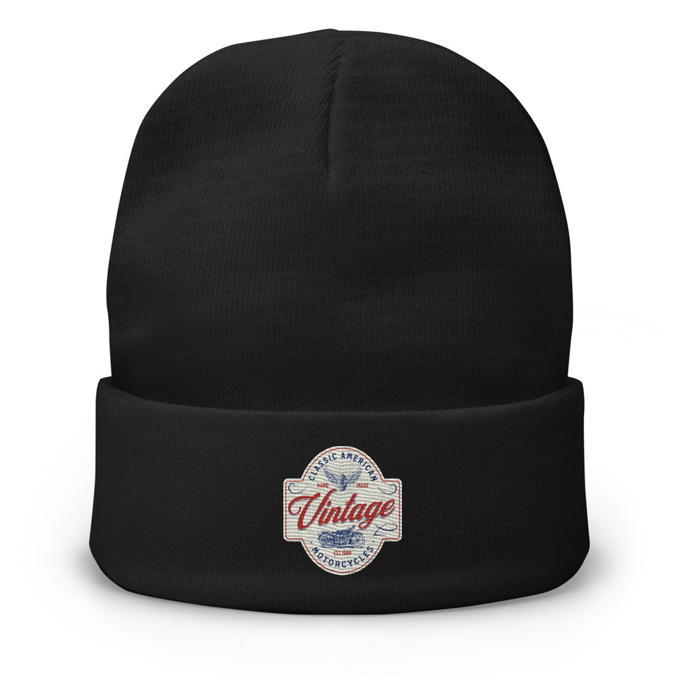 Classic American Motorcyles - Vintage Knit Beanie